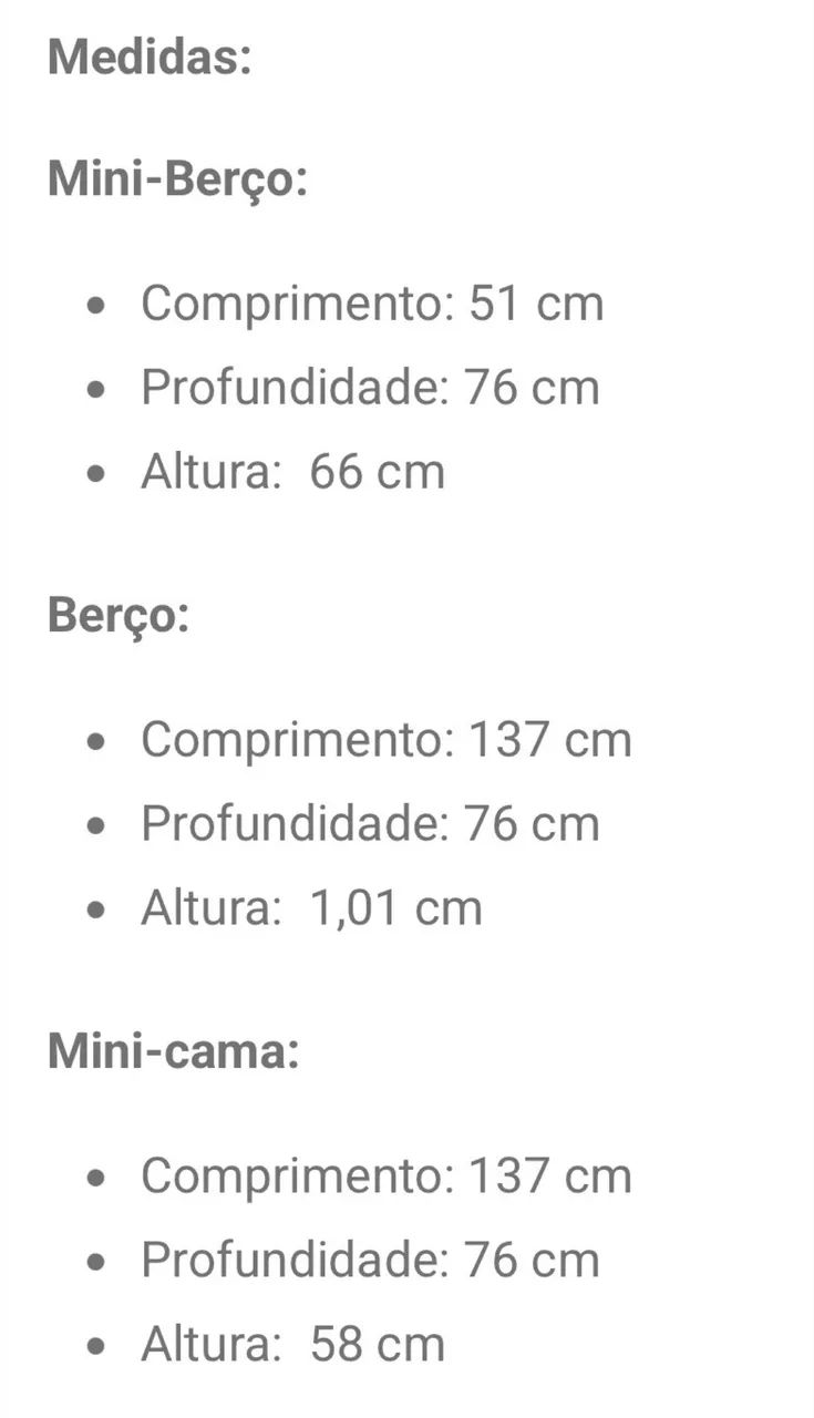 Berço Infantil 3 em 1 Rosa Laqueado - Foto 5