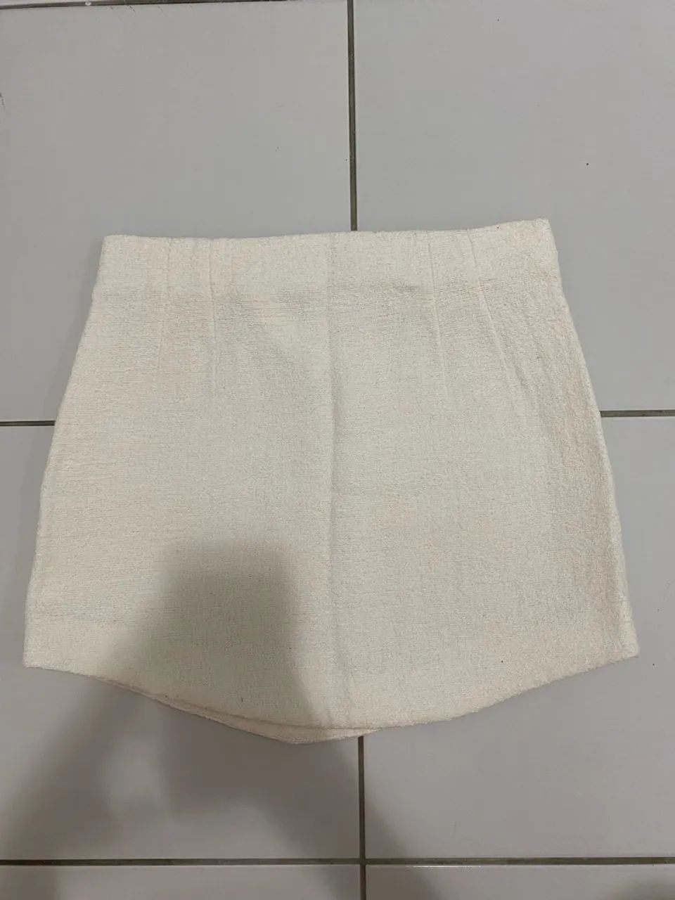 Mini saia off white da Zara - Foto 3