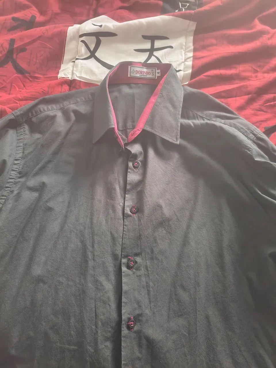 Camisa Social preta tamanho M original  - Foto 2