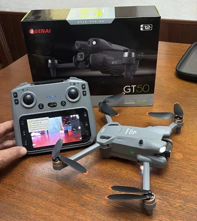 Drone GT50 Radio com tela - sensor ótico!