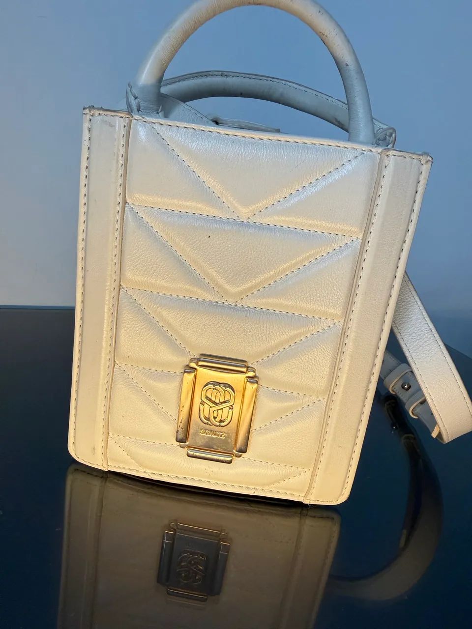 Bolsa schutz branca - Foto 5