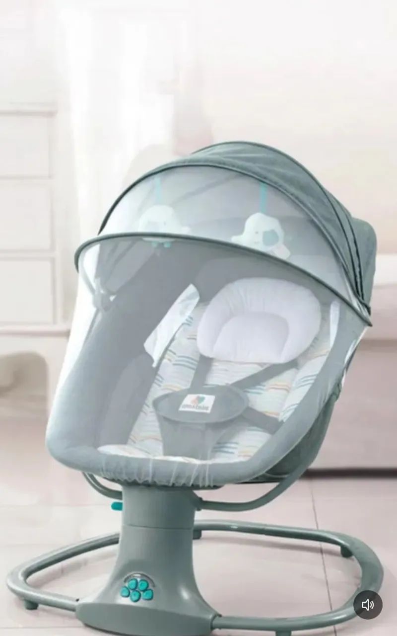 Cadeira Descanso Bebê Automática C/ Bluetooth E Fonte Bivolt  - Foto 4