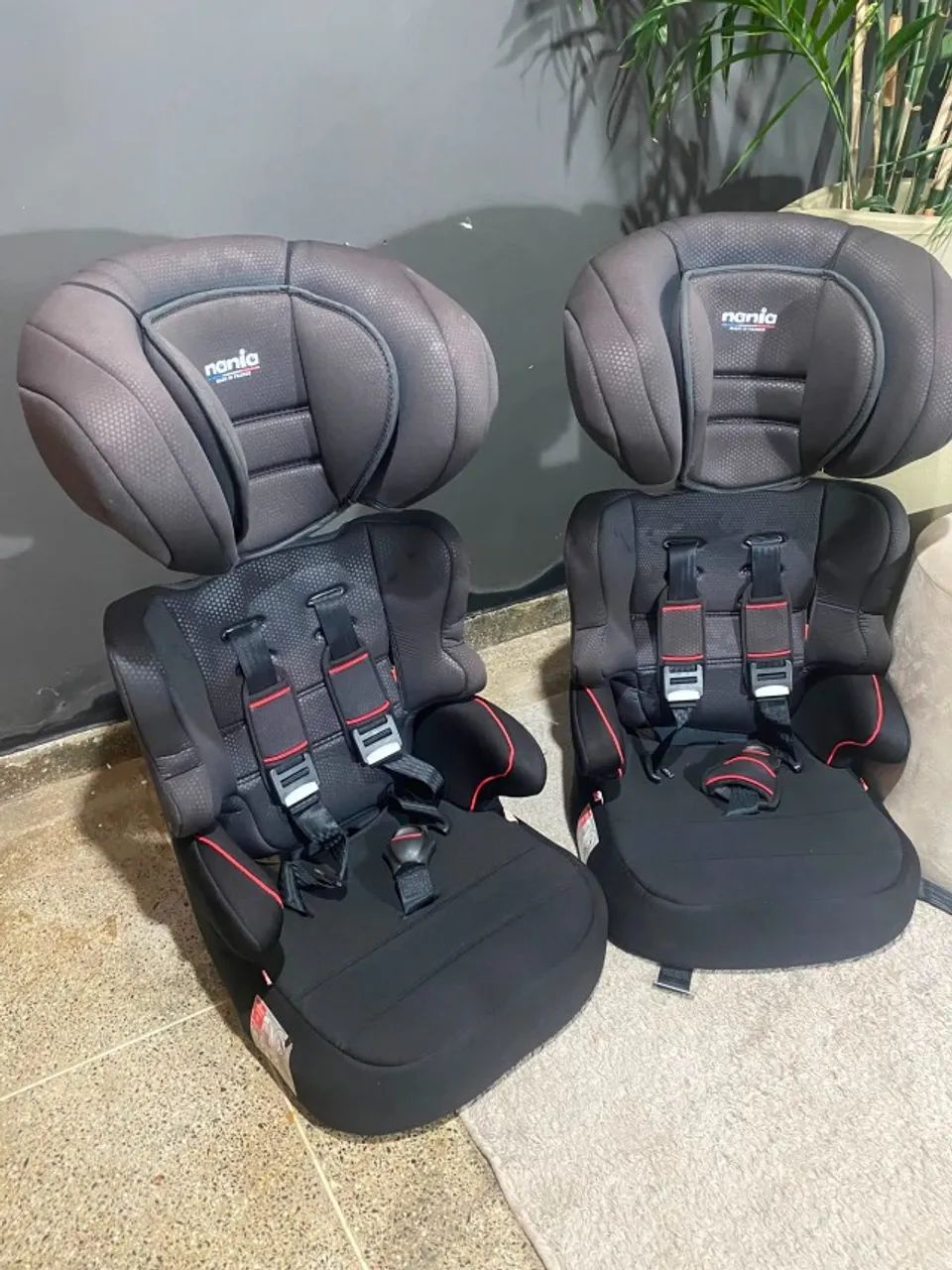 CADEIRINHA INFANTIL BEBE VEICULAR PRETO E CINZA - Foto 2