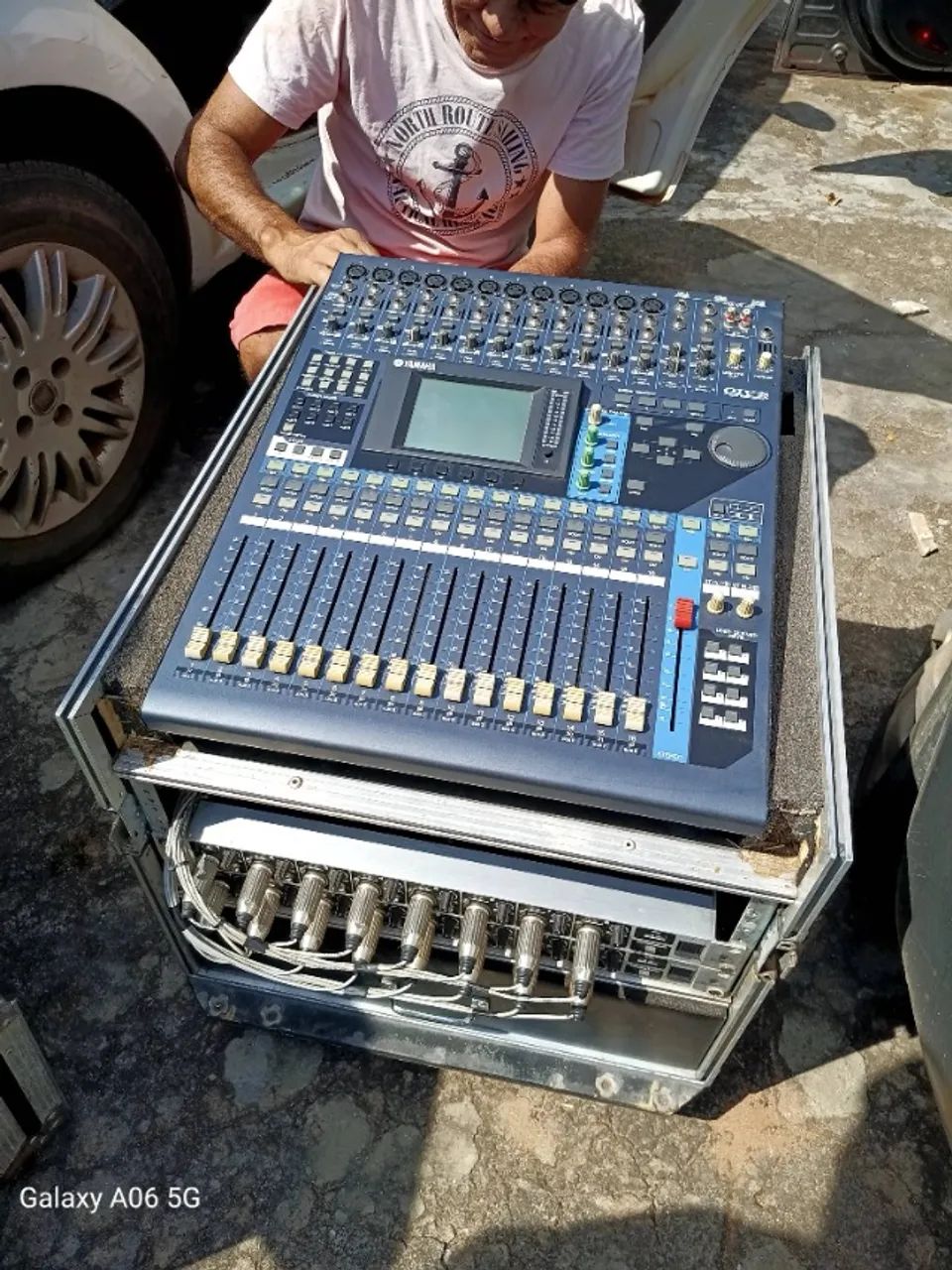 Mesa de som Yamaha 01v96 + case + 2 Adas - Foto 5
