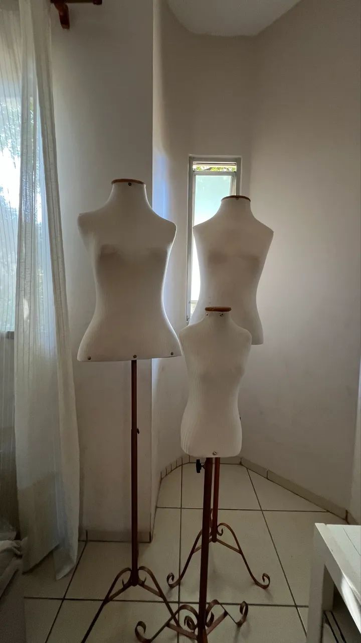 Manequim Busto com Pedestal
