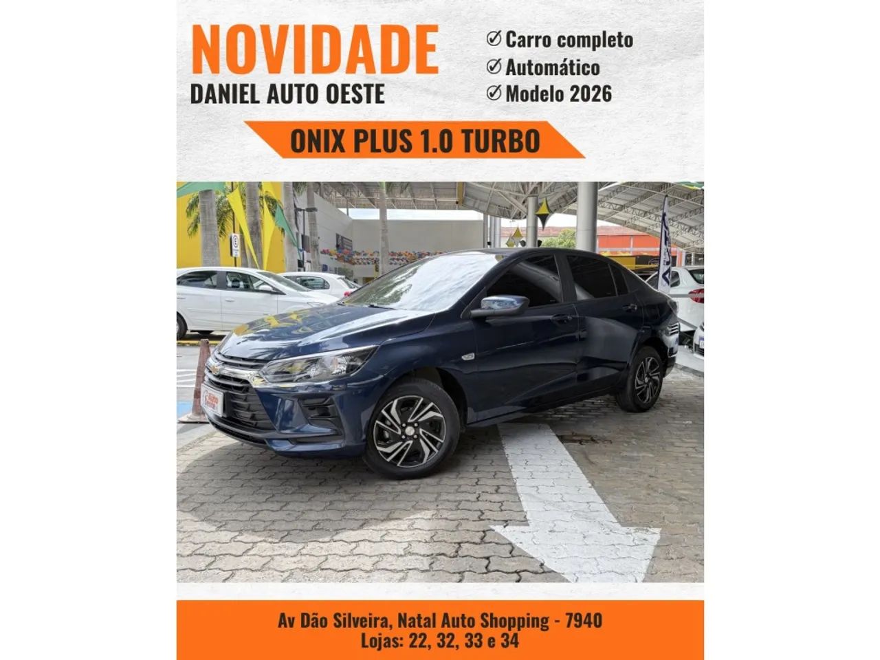 Chevrolet Onix Plus 1.0 12V TB Flex Aut. 4P 2026