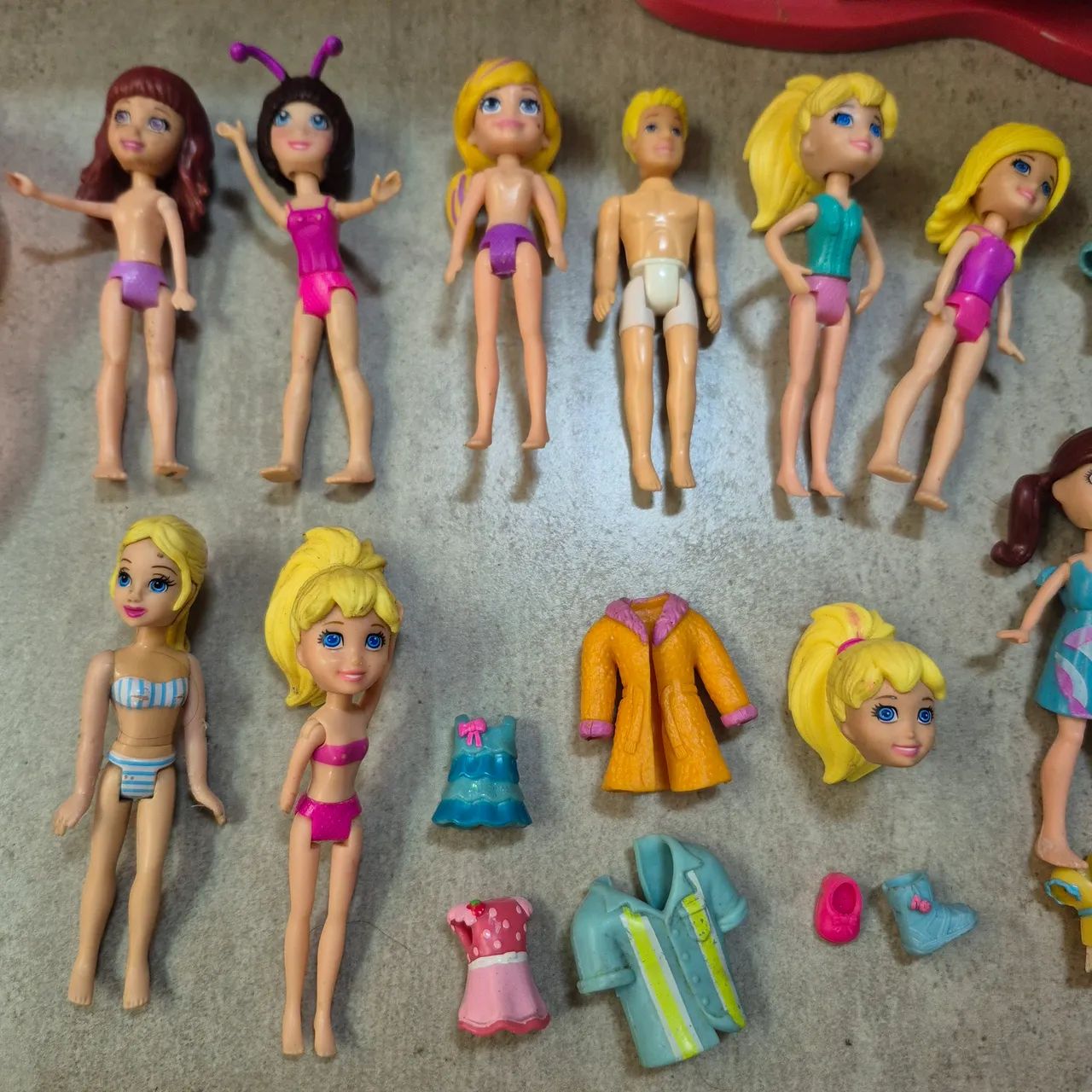 BONECA POLLY  ANTIGA LOTE COM VÁRIAS PEÇAS - Foto 5