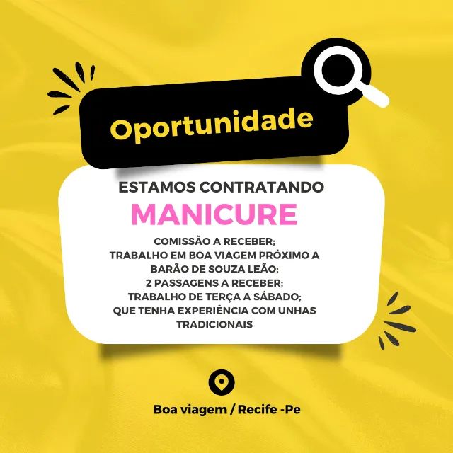 Vaga para Manicure com experiência - Foto 3
