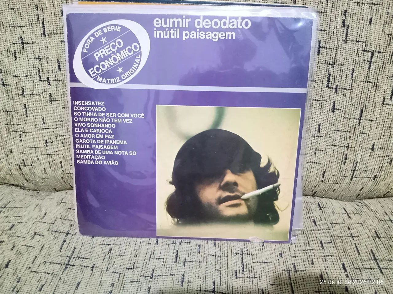 Disco de vinil eumir Deodato inútil paisagem 