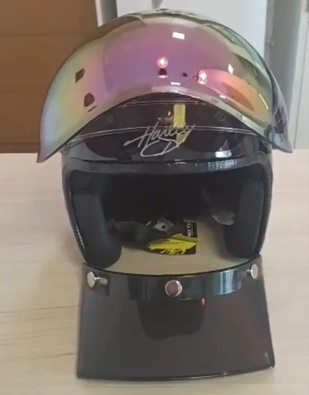 Capacete aberto custom - Foto 4
