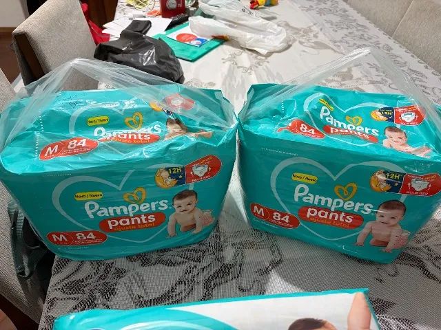 Fralda Pampers Pants M 84 unidades - Foto 3