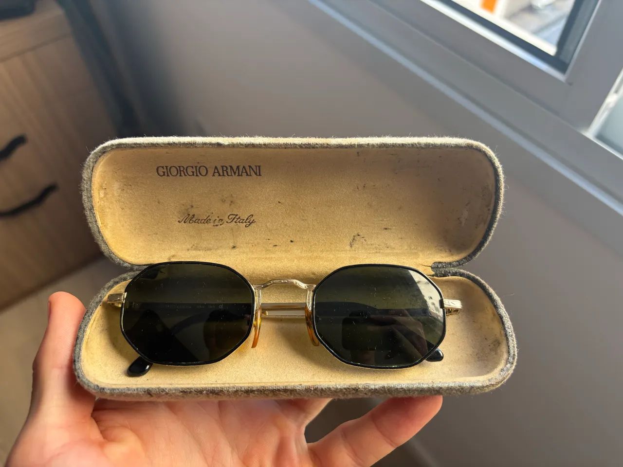 Óculos de sol vintage Giorgio Armani