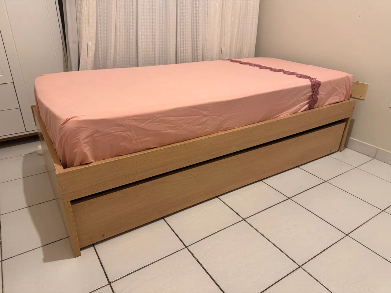 Cama de Solteiro Quarter com Cama auxiliar 