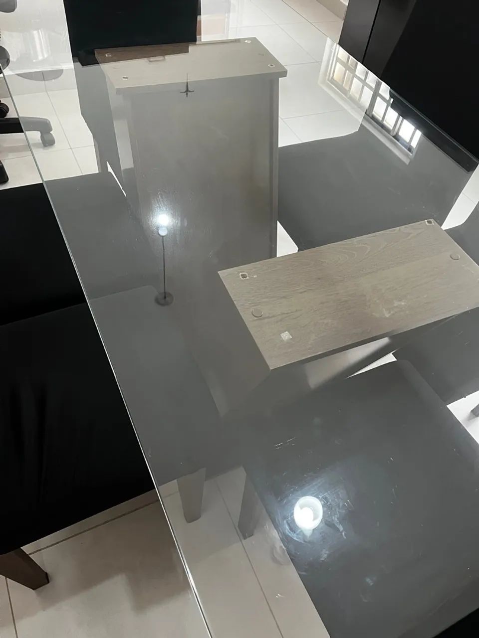 Mesa de jantar com 6 cadeiras 65581380420097122