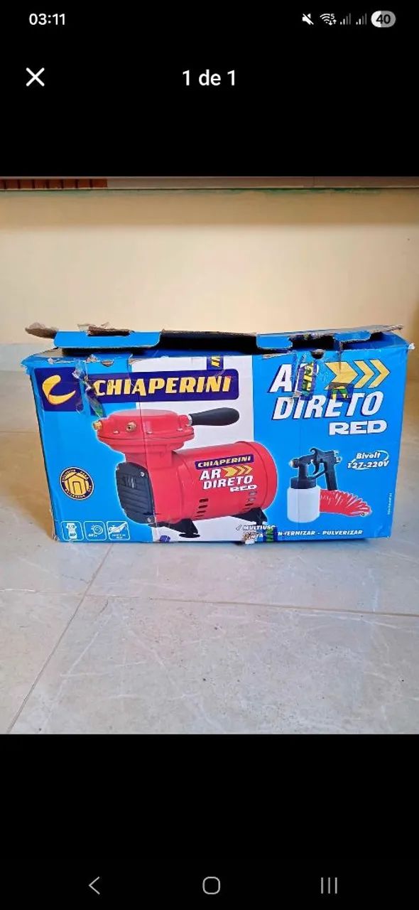 Tufão de ar direto  NOVO!