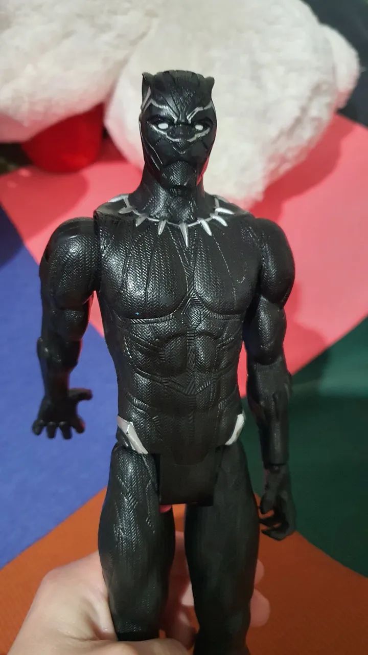 Boneco Pantera Negra Titan Hero séries Marvel Hasbro - Foto 3