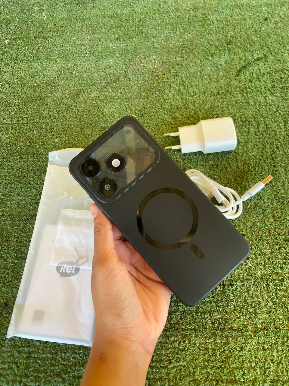 Celular novo A90