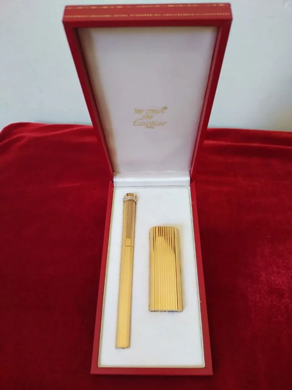 Conjunto Cartier / isqueiros 