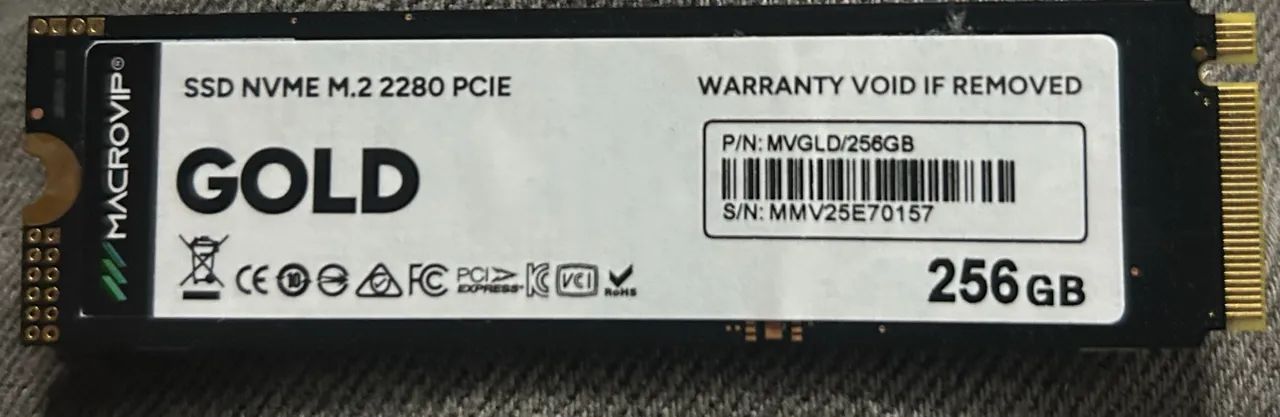 NVMe 256GB - Foto 2