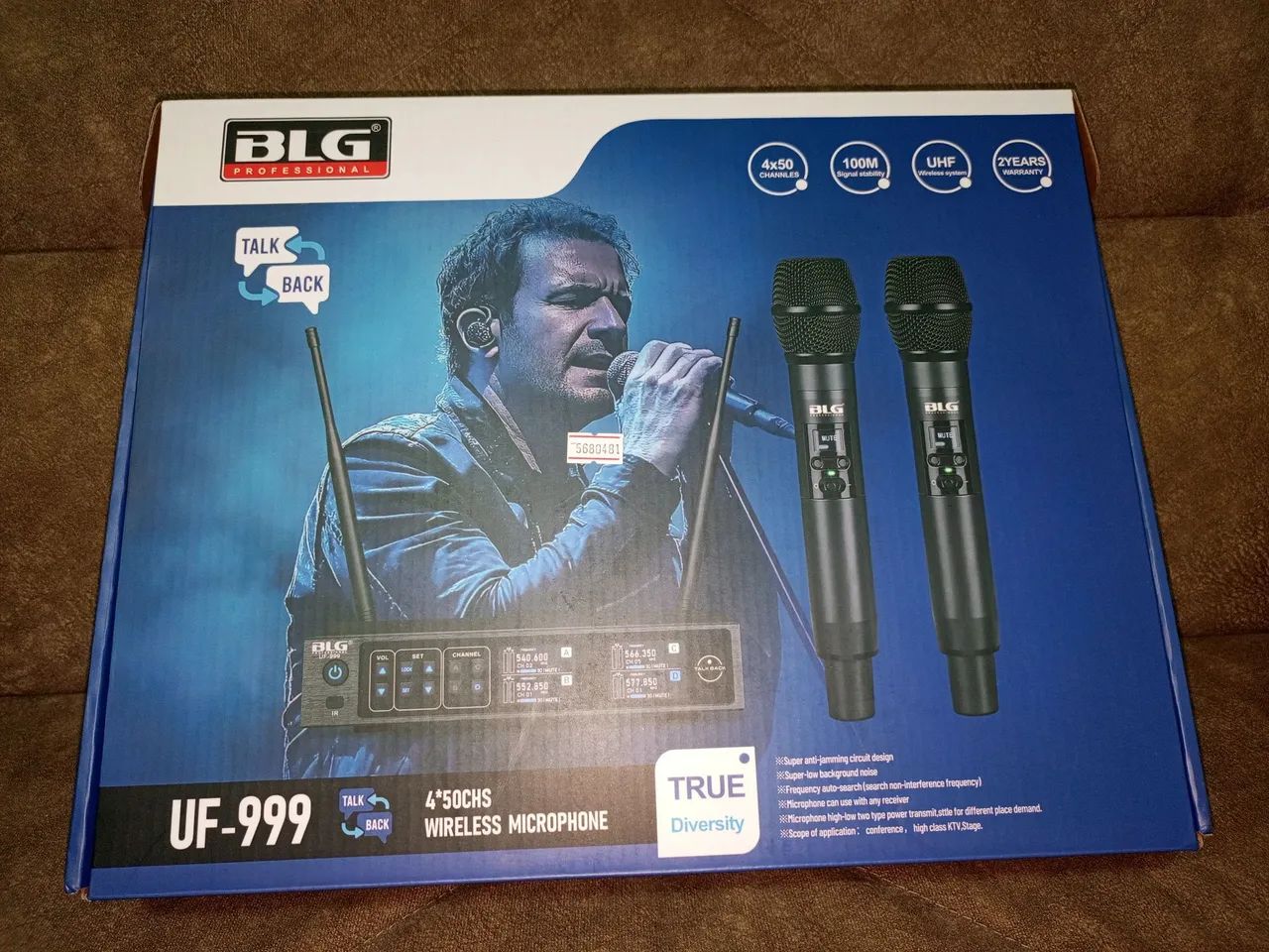 Microfone sem Fio Duplo