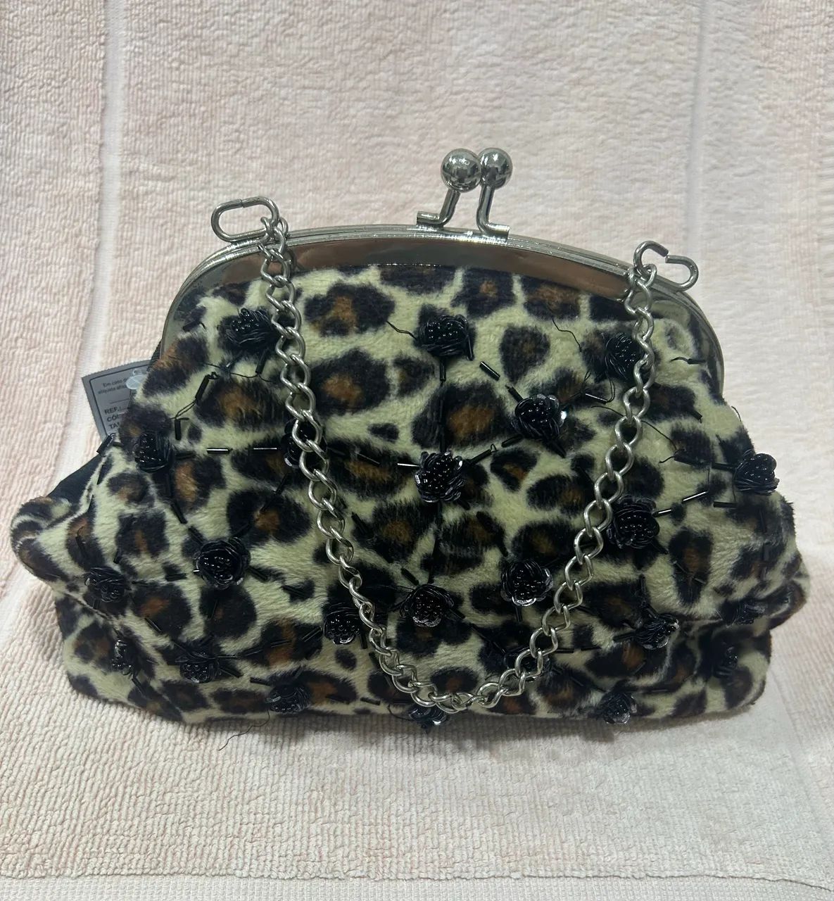 Bolsa Feminina c/ Corrente e Apliques - Foto 3
