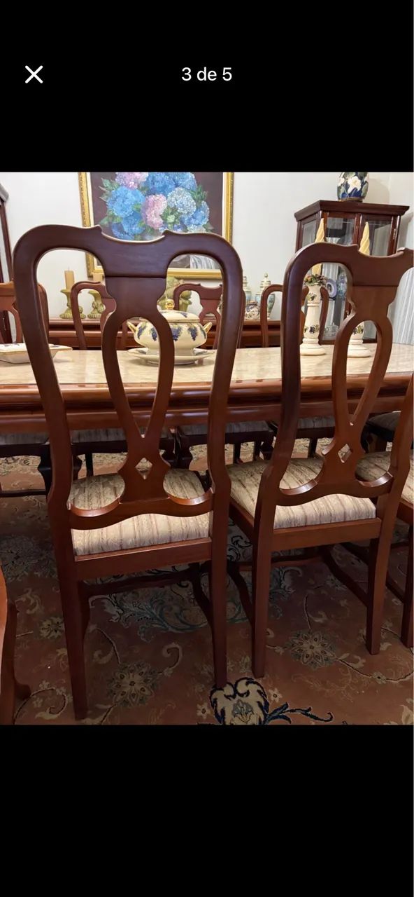 Conjunto mesa, cadeiras e aparador  - Foto 5