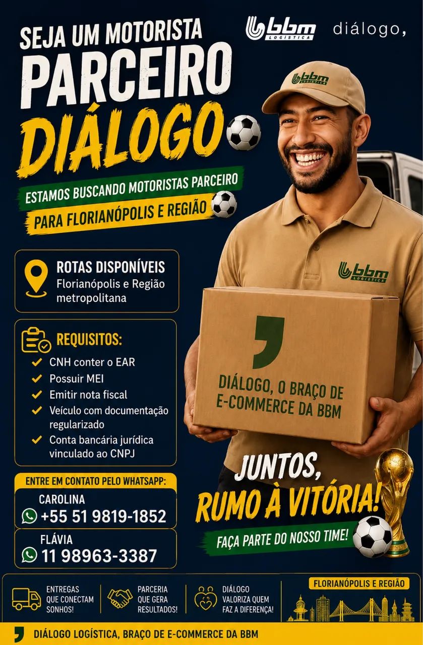     Seja um Motorista Parceiro Diálogo!