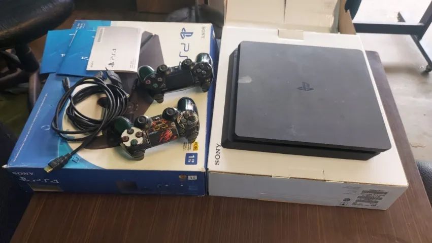 Ps4 slim - hd 1 tb com 2 jogos - Foto 3