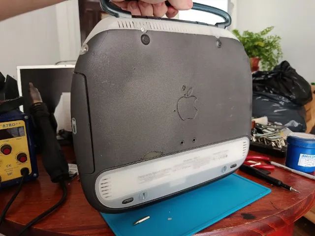 iBook G3 Clamshell 466mhz Grafite, todo revisado, c/ carregador