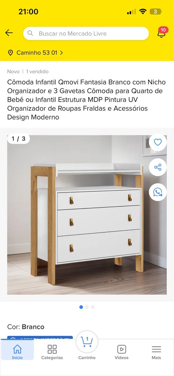 Vendo Cômoda Infantil 
