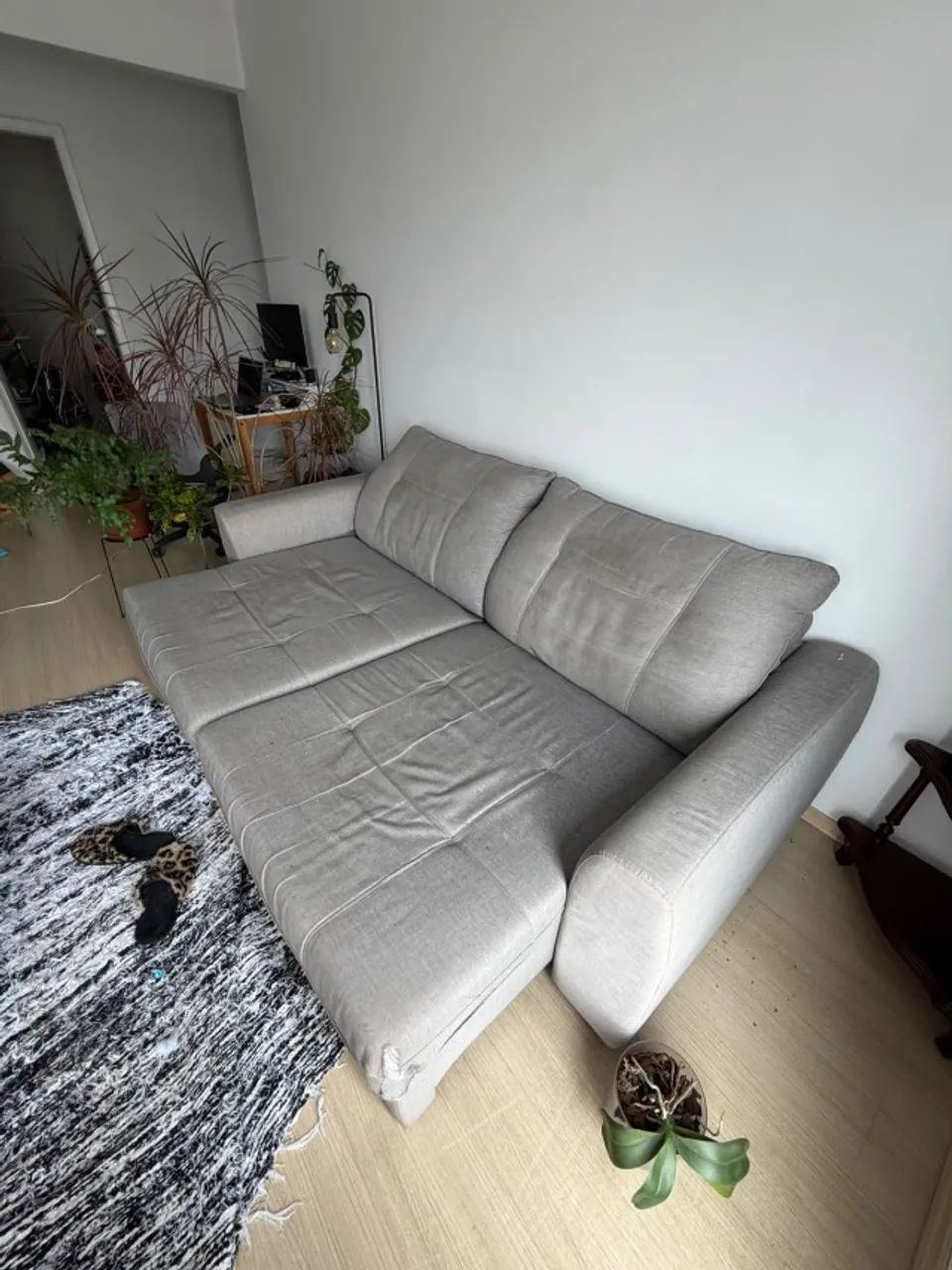 Sofá retrátil Tok Stok 2,20m - Foto 5