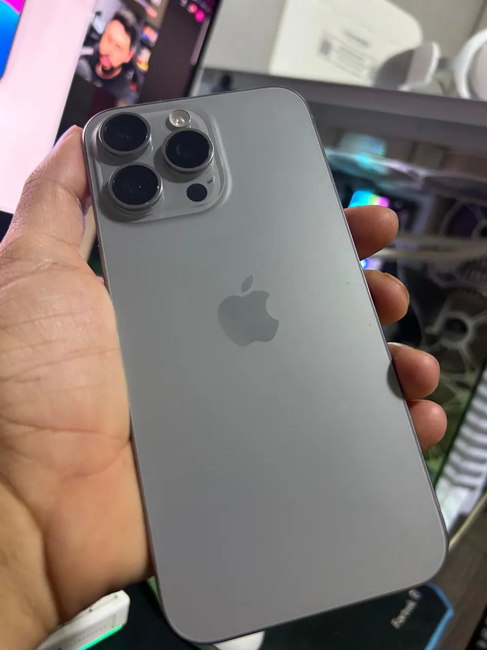 ? IPHONE 15 PRO MAX 256GB ? IMPECÁVEL ? - Foto 4