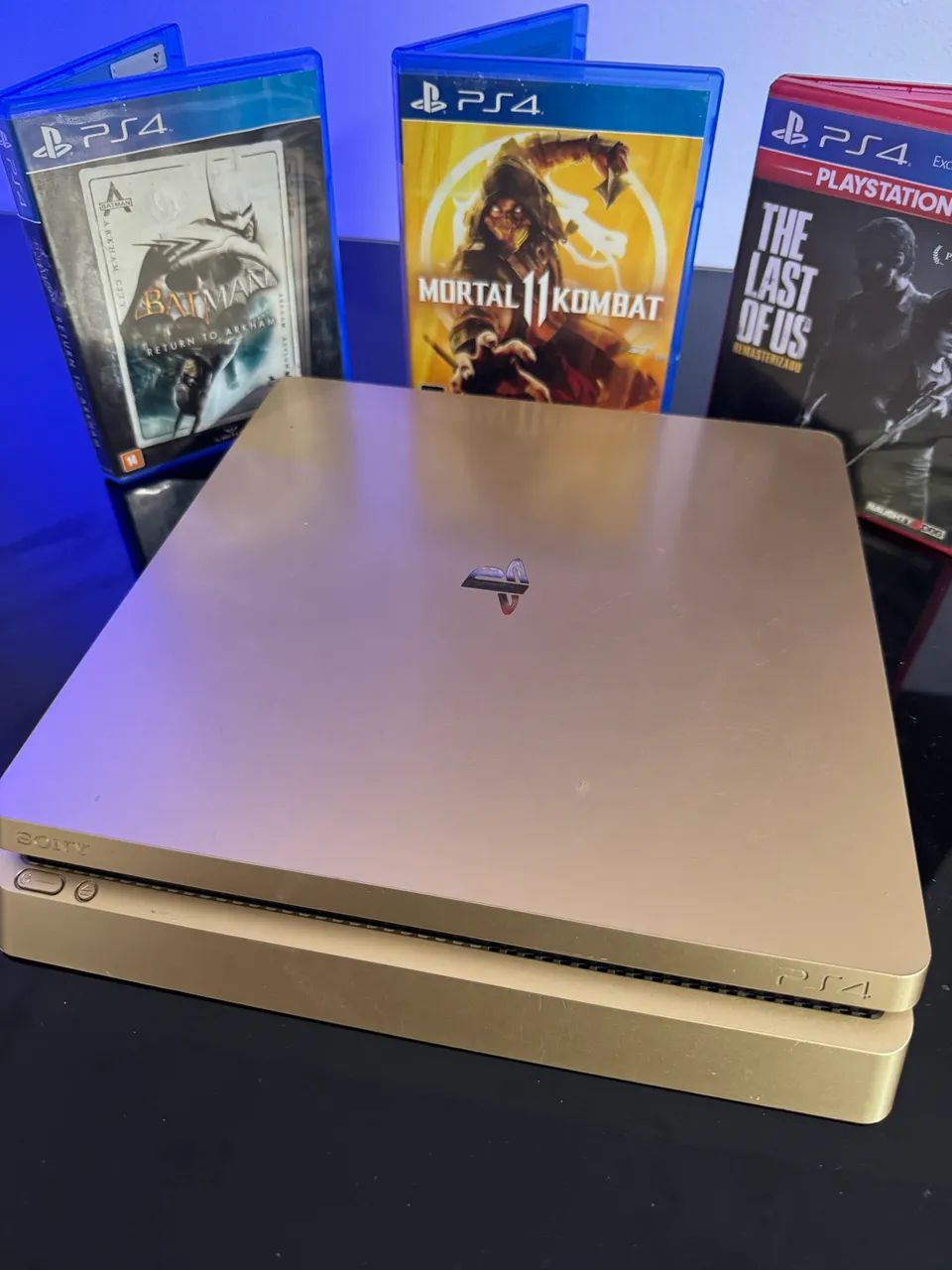 Ps4 slim 1TB Gold Edition (versão limitada) - Foto 2