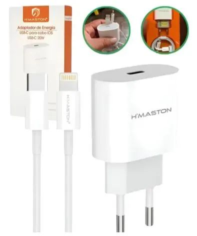 Carregador Turbo 30w iPhone (iOS) - USB-C - Lightning - Foto 2