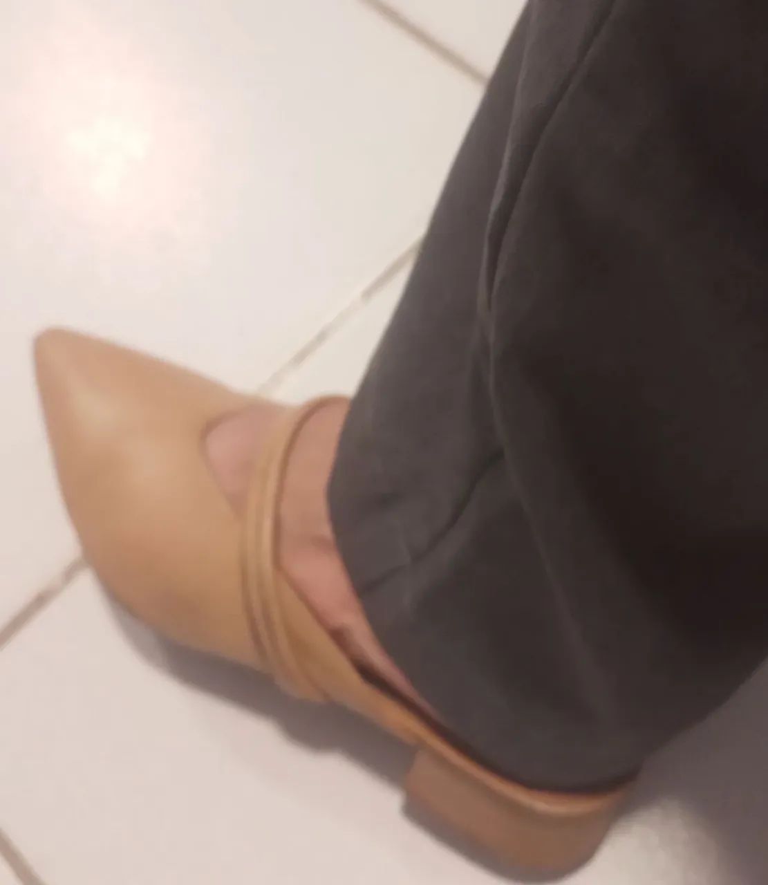 Calça  tam 38 R$ 30,00 cinza - Foto 3
