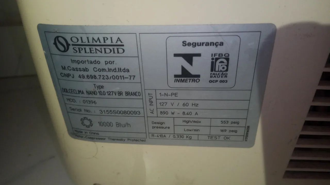 Ar condicionado portátil Olímpia  - Foto 3