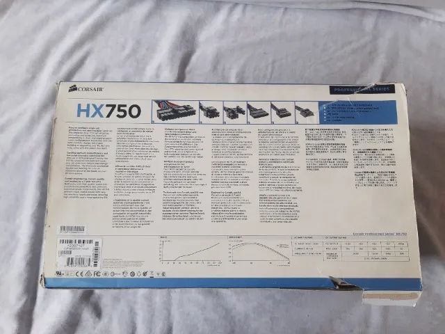 Fonte Corsair HX750 - Foto 3
