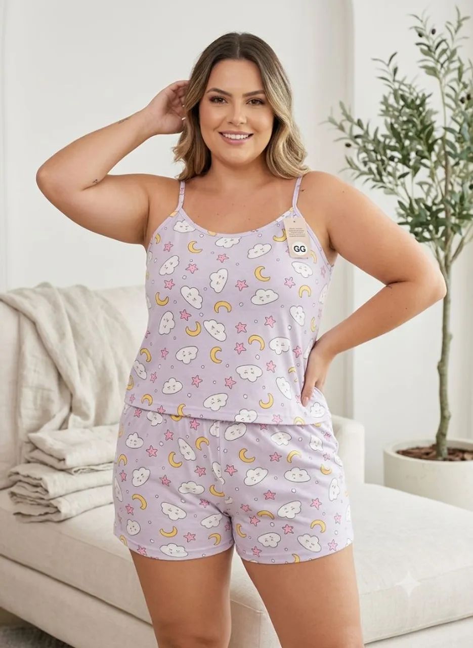 Pijama Baby Doll feminino  - Foto 3