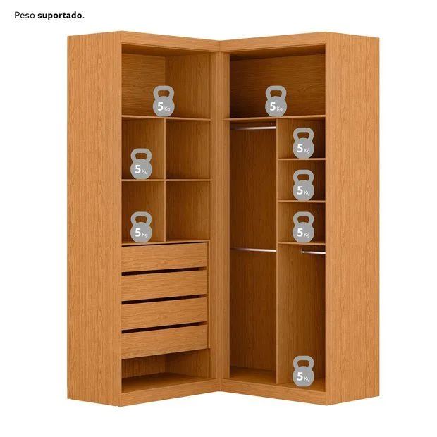 Guarda Roupa de Canto  - Foto 4