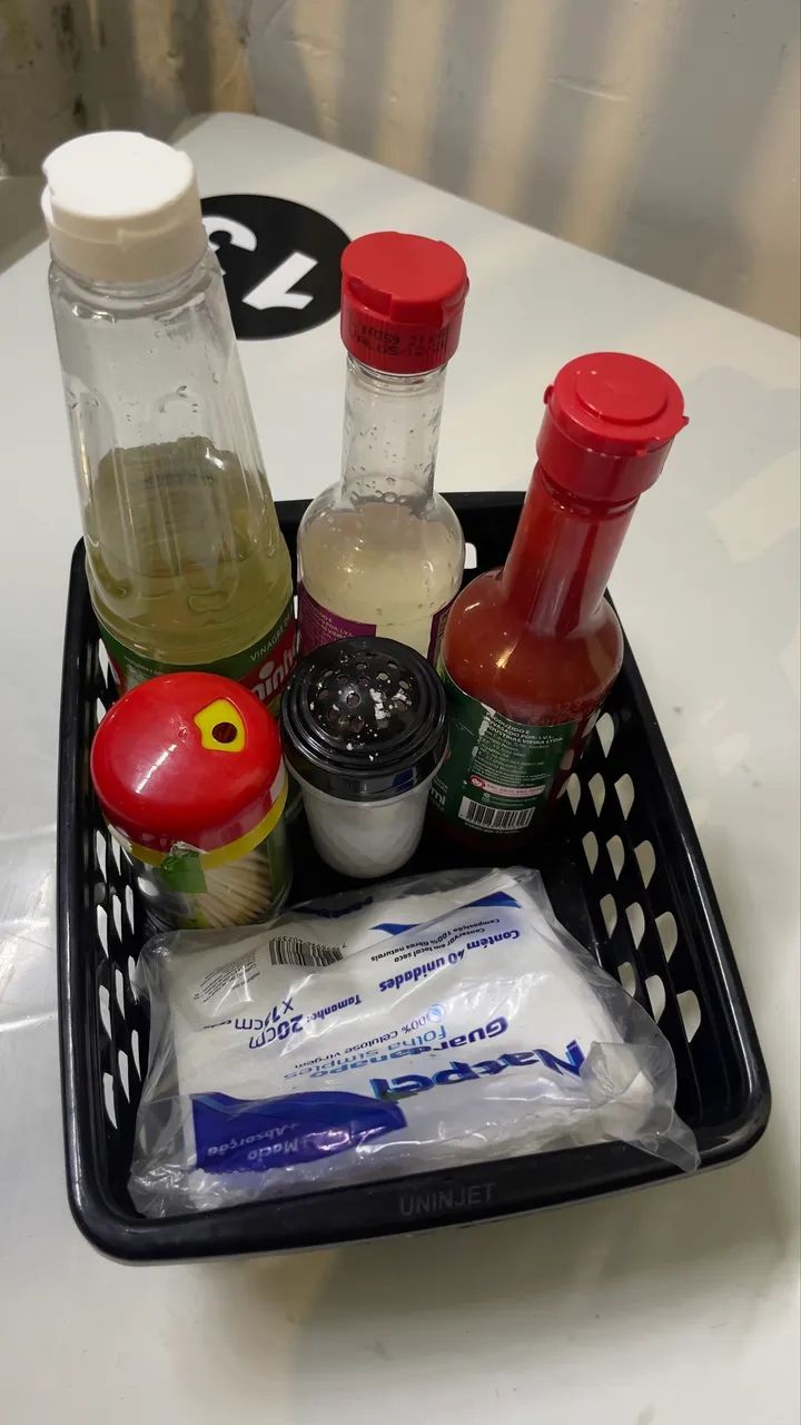 Cestinhas para comerciantes (Lanchonete, Barzinho, etc) cor preta  - Foto 2
