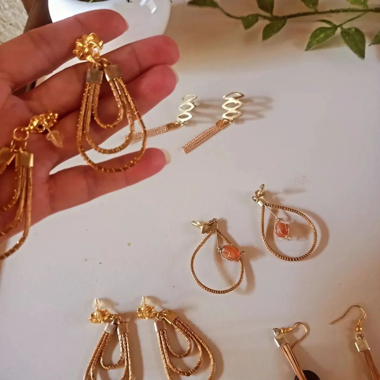 Brinco capim dourado - Foto 2