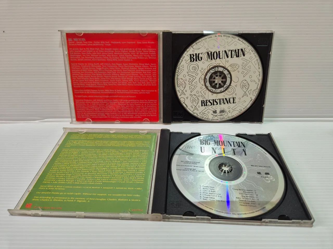 2 CDs Big Mountain - Resistance e Unity (Originais) - Foto 3