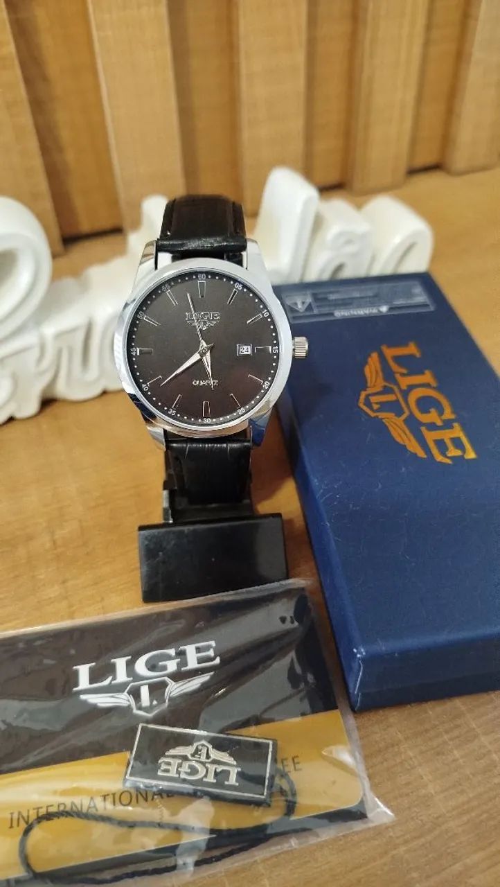 Relógio LIGE masculino social  - Foto 3