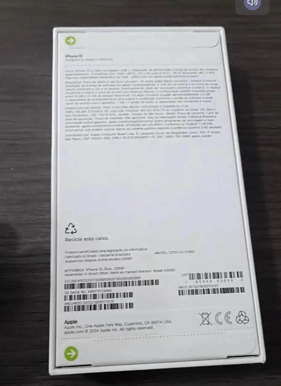 Apple iPhone 15 (128 GB) - Preto - Foto 5