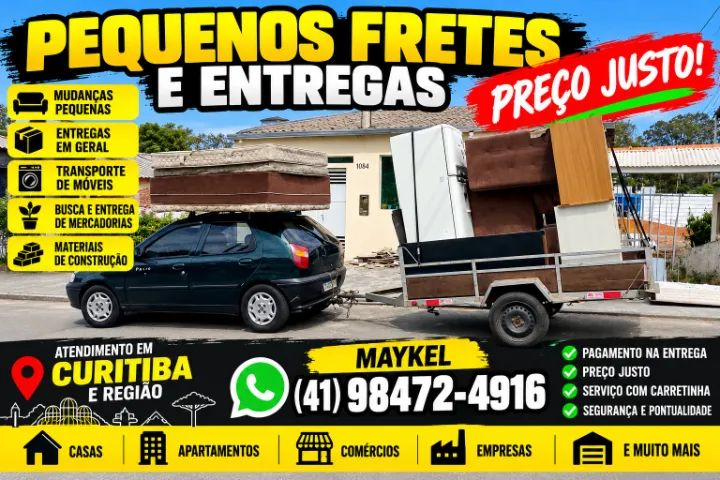 Frete pequenas mudança 