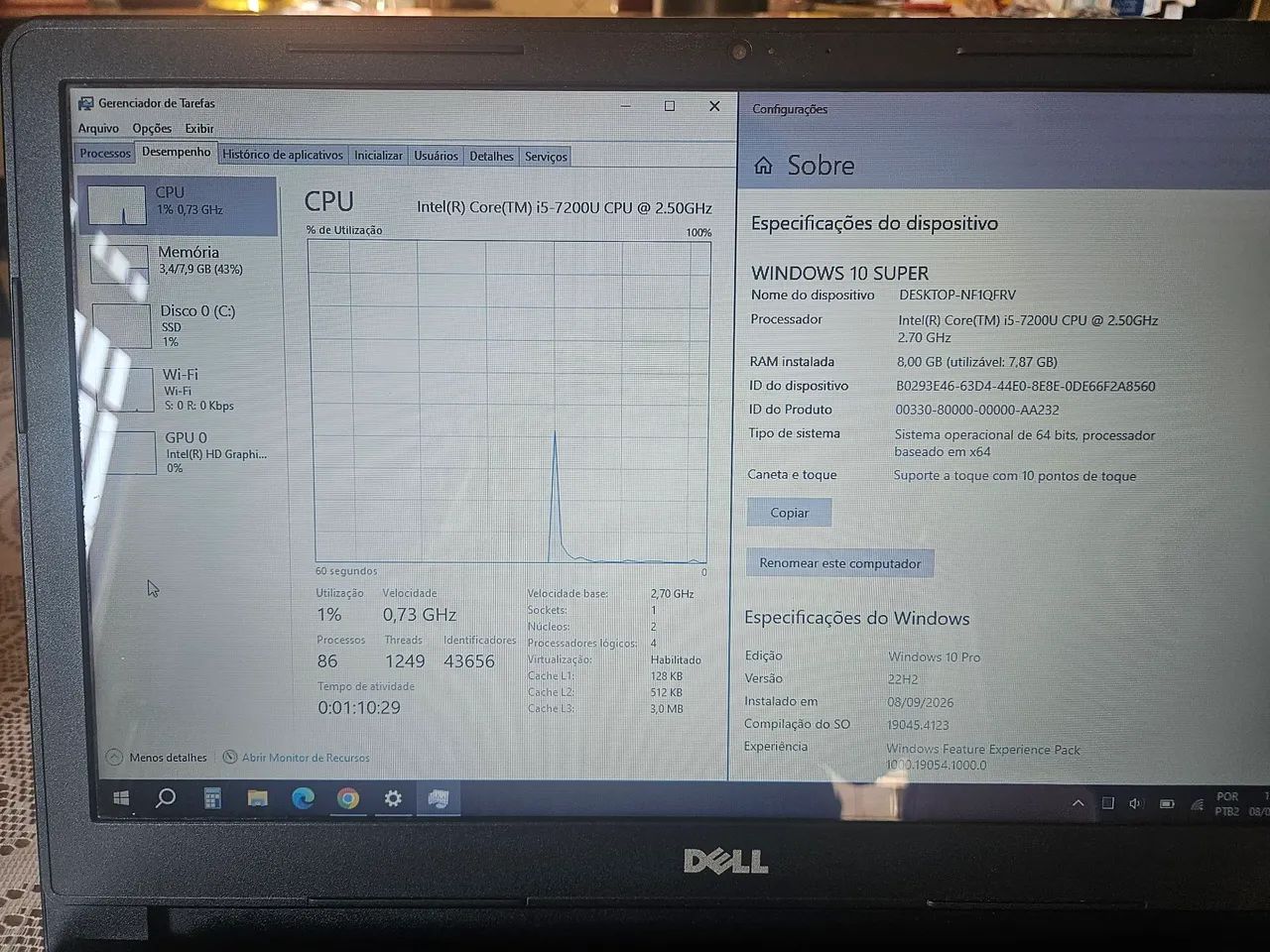Notebook Dell core i5 8gb RAM  - Foto 4