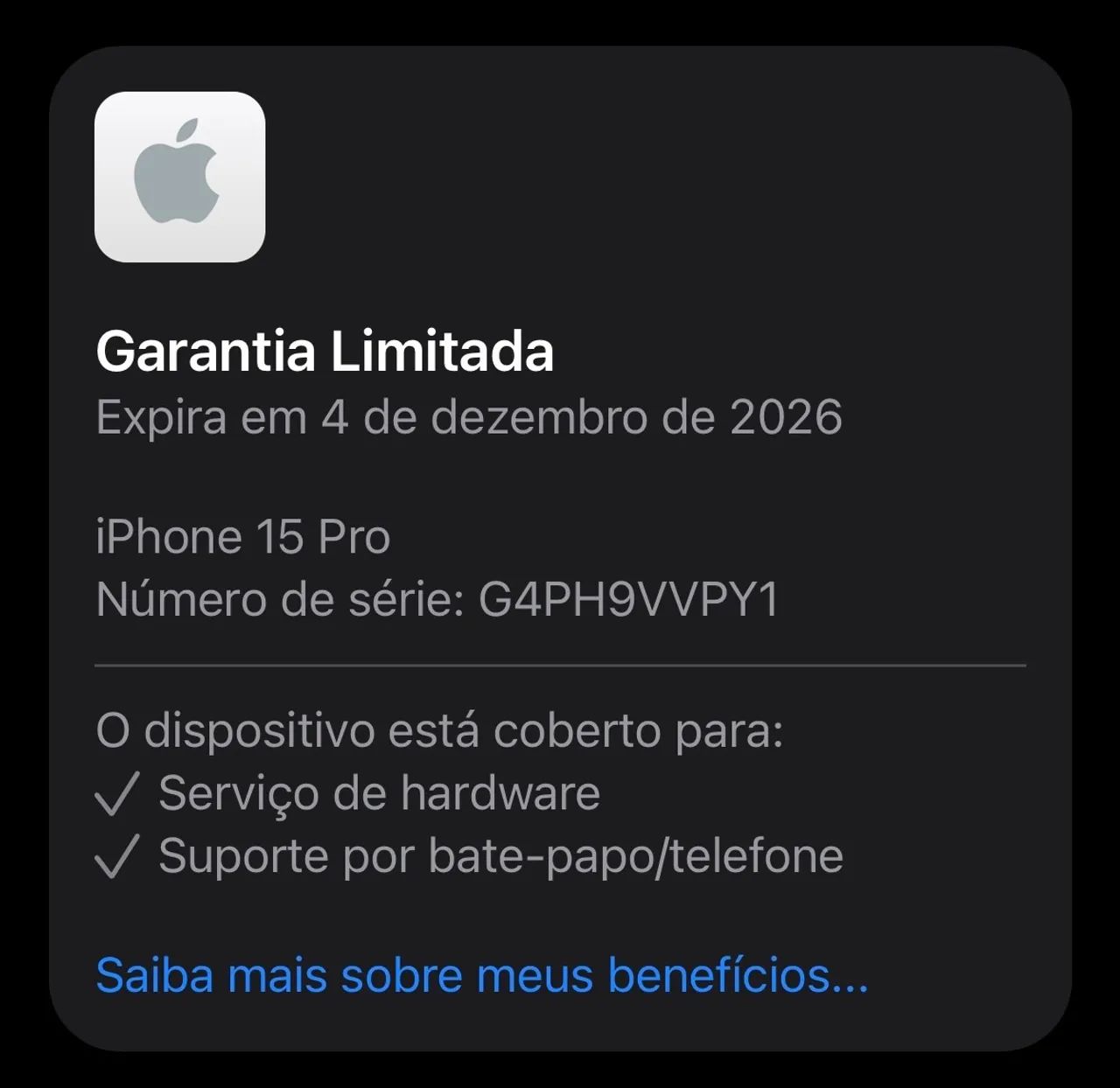 Iphone 15 PRO 128GB - 100% Saúde na Garantia Apple - Foto 2