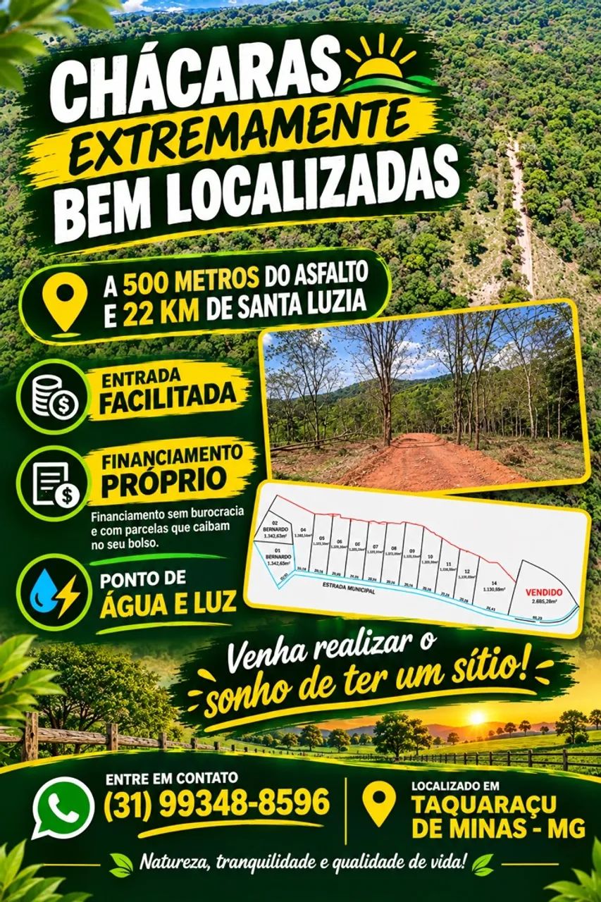 Chácaras a venda 