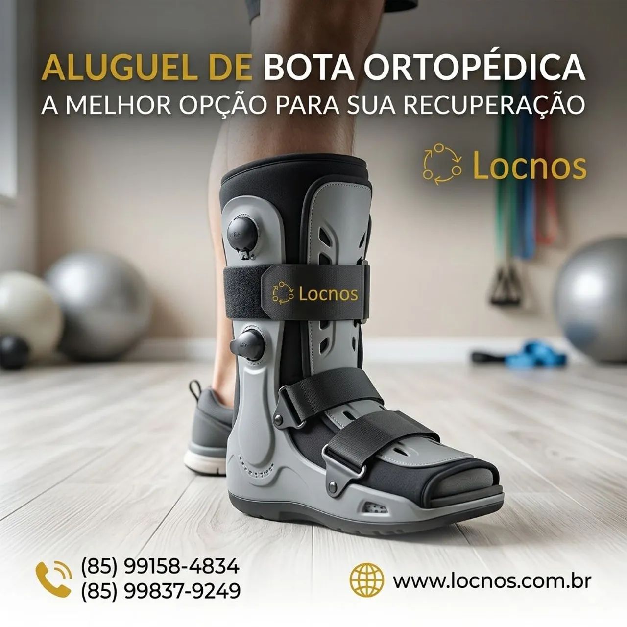Aluguel de bota ortopedica