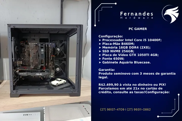 pc gamer core i5 gtx 1050 ti